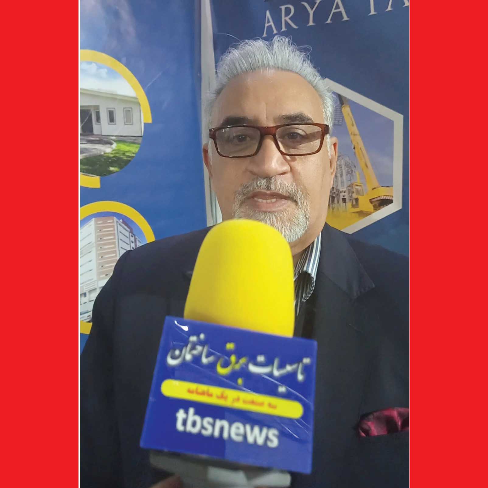 حسن نظرزاده دباغ مدیرعامل شرکت توسعه شهرسازی ایرانیان و دبیر انجمن LSF در حاشیه مجمع عمومی انجمن صنفی کارفرمایی انبوه‌سازان تهران